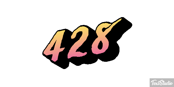 428 Efecto de texto