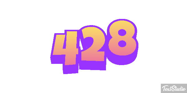 428 Efecto de texto