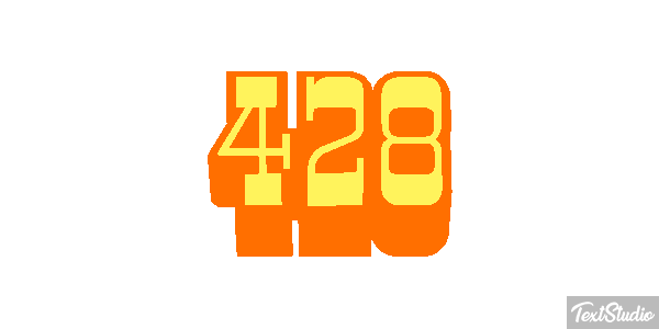 428 Efecto de texto
