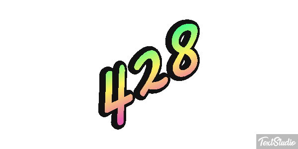 428 Efecto de texto