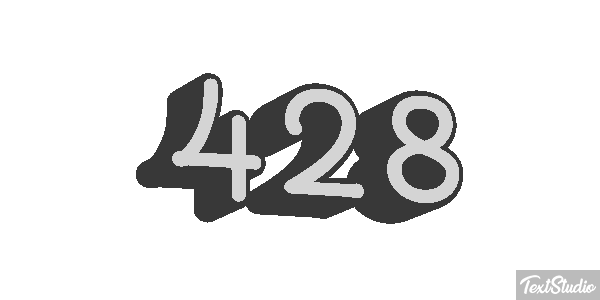 428 Efecto de texto