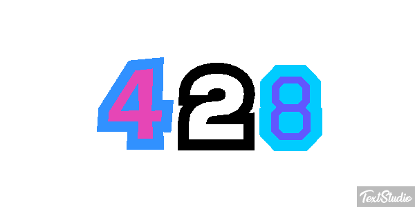 428 Efecto de texto