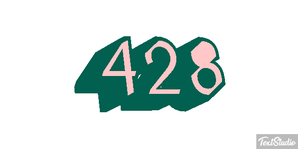 428 Efecto de texto