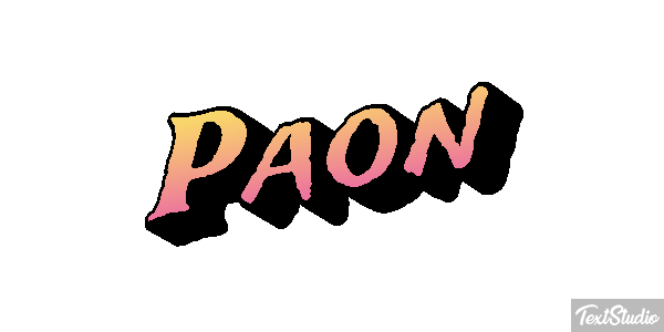 Paon Effetto testo