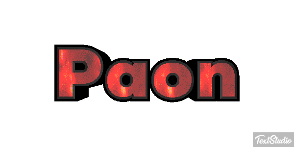 Paon Effetto testo