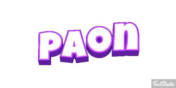 Paon Effetto testo