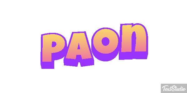 Paon Effetto testo