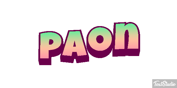 Paon Effetto testo