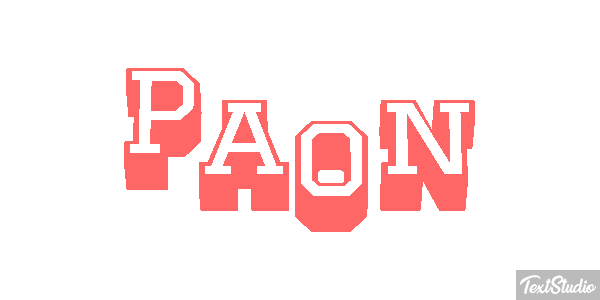 Paon Effetto testo