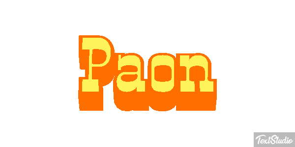 Paon Effetto testo