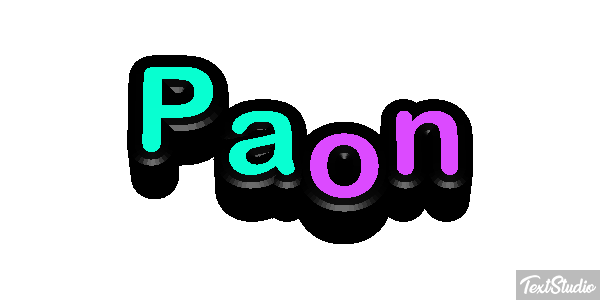 Paon Effetto testo