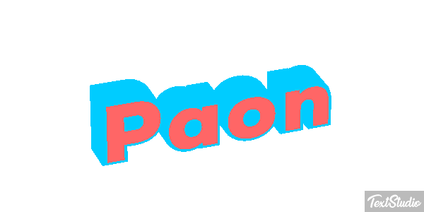 Paon Effetto testo