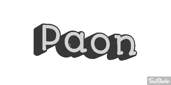 Paon Effetto testo