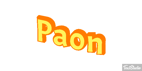 Paon Effetto testo
