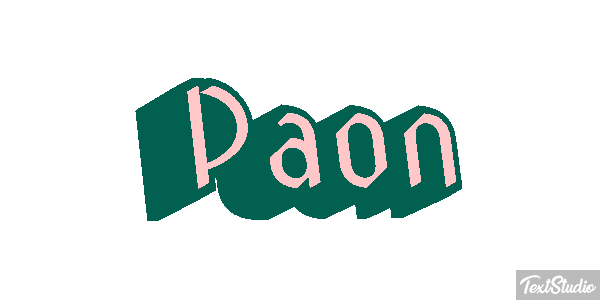 Paon Effetto testo