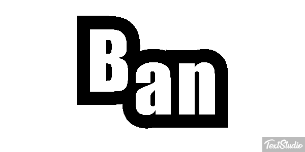 Ban Text effect
