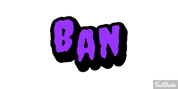 Ban Text effect