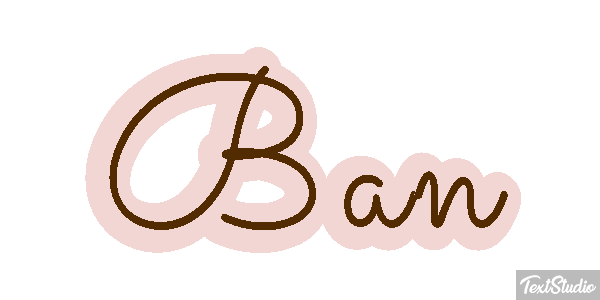 Ban Text effect