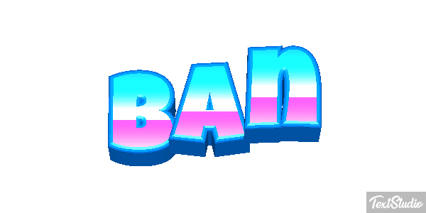Ban Text effect