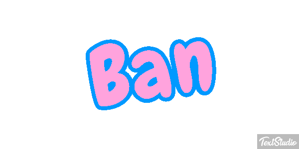 Ban Text effect