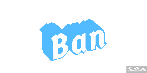 Ban Text effect