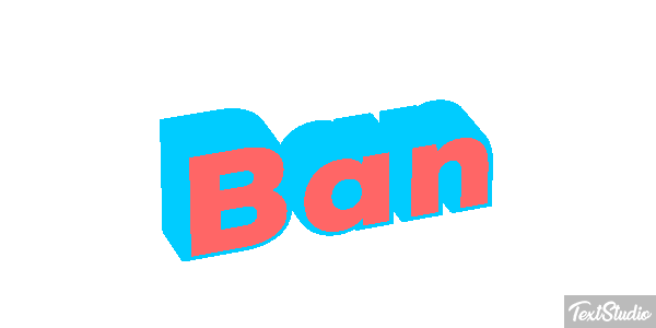 Ban Text effect