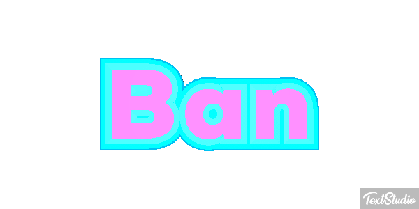 Ban Text effect