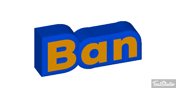 Ban Text effect