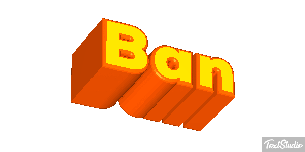 Ban Text effect