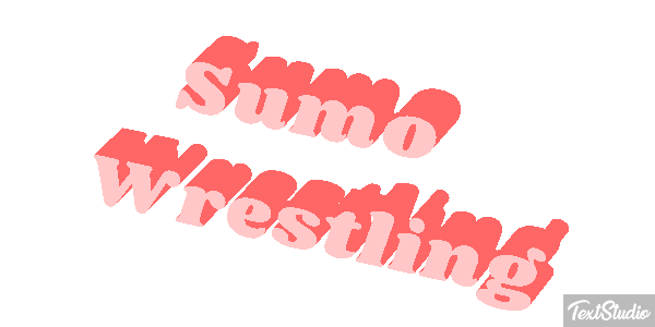 Sumo Wrestling Efekt tekstowy