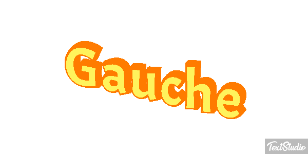 Gauche Effet de texte