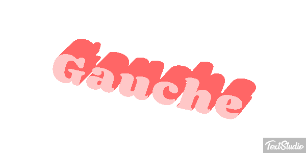 Gauche Effet de texte