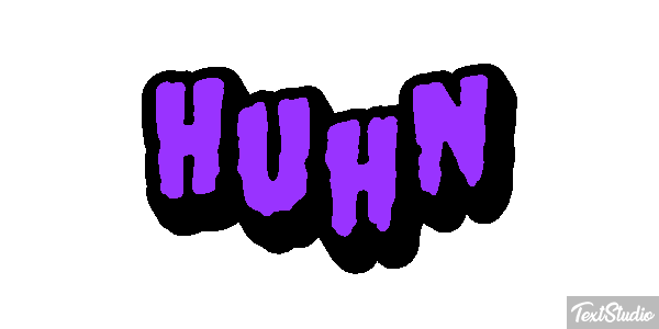 Huhn Texteffekt