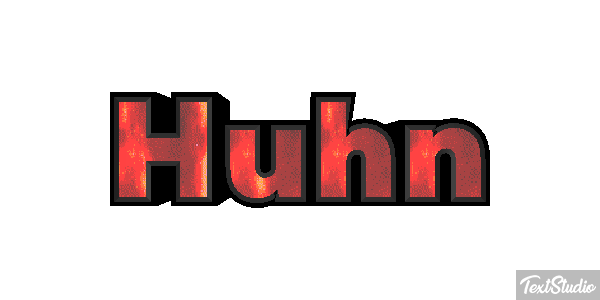 Huhn Texteffekt