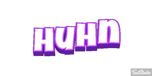 Huhn Texteffekt
