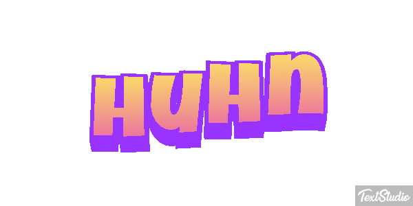 Huhn Texteffekt
