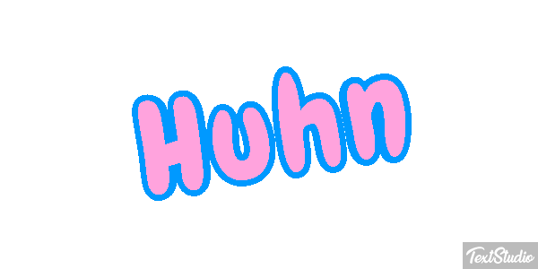 Huhn Texteffekt