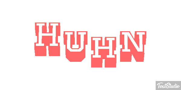 Huhn Texteffekt