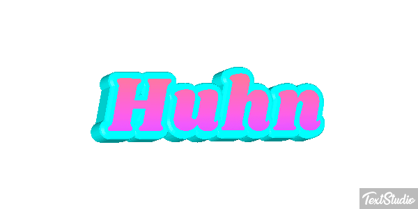 Huhn Texteffekt