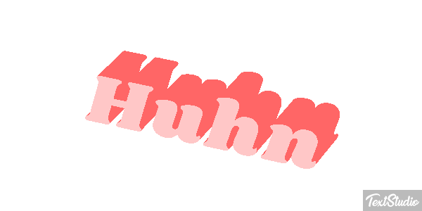 Huhn Texteffekt