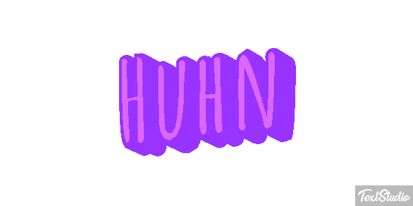 Huhn Texteffekt
