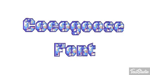 Cocogoose Font Text effect