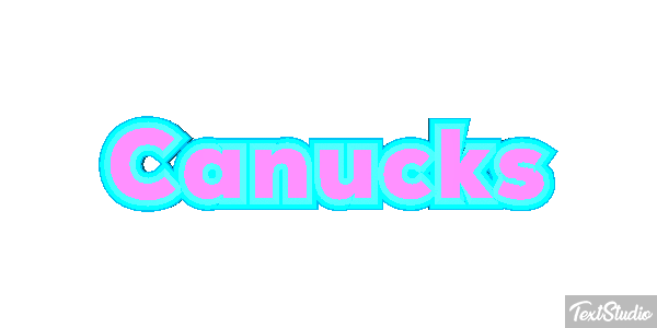 Canucks Effet de texte