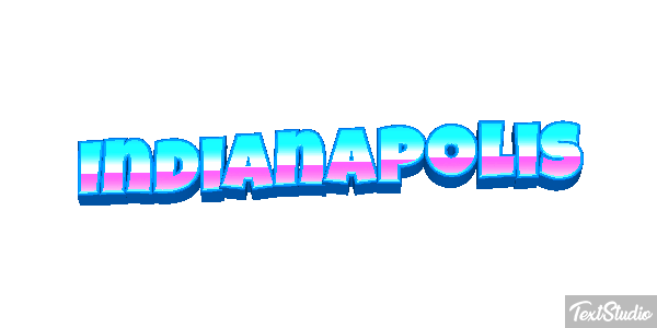 Indianapolis テキスト効果