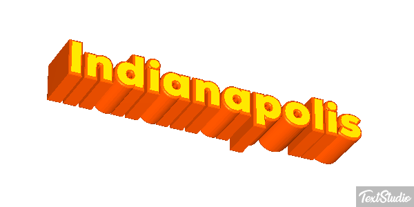 Indianapolis テキスト効果
