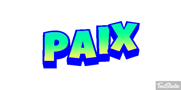 Paix Effet de texte