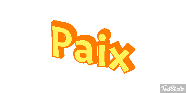 Paix Effet de texte