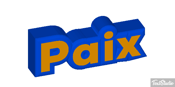 Paix Effet de texte