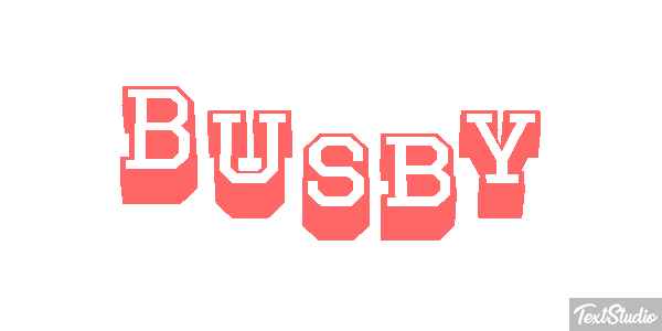 Busby Texteffekt