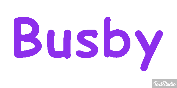 Busby Texteffekt